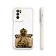 thumbnail image 1 of "Expresa tu estilo con una moderna funda plateada mate de doble capa con gráficos para iPhone", 1 of 4