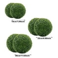thumbnail image 2 of YIHNDIS Artificial Topiary Boxwood Ball Trees – Decorative Fake Greenery In Planter Pots for Front Porch, Indoor Walkway, Entryway Decorating (C,One Size), 2 of 3