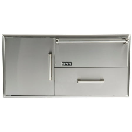Coyote - Warming Drawer and Access Doors Combo