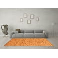 thumbnail image 3 of Ahgly Company Indoor Round Abstract Orange Modern Area Rugs, 6' Round, 3 of 4