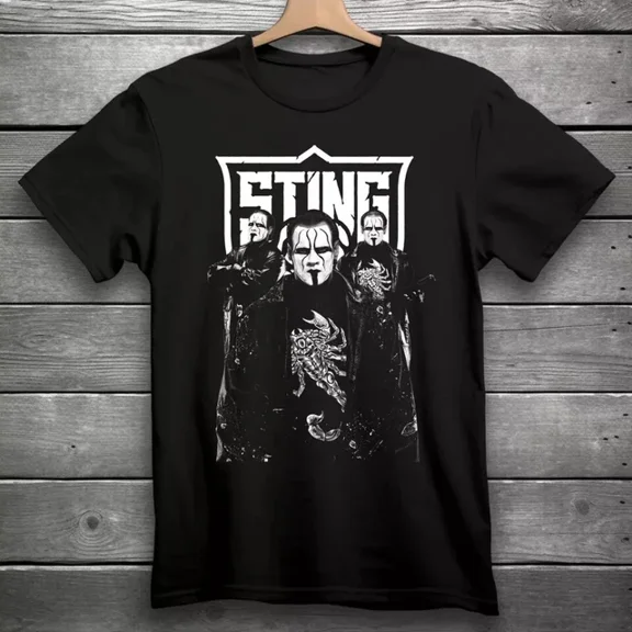 Sting Wrestling T-Shirt Black S-5XL WCW WWE