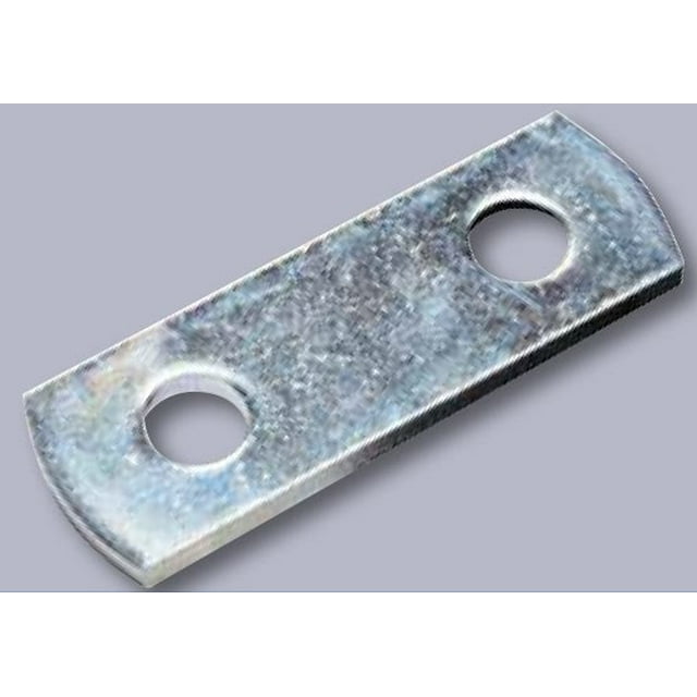 Dexter Marine Leaf Spring Shackle Plate 86276 2 Holes Per Plate; 2-1/8 Inch Hole To Hole Length; Zinc Plated; Steel; Single