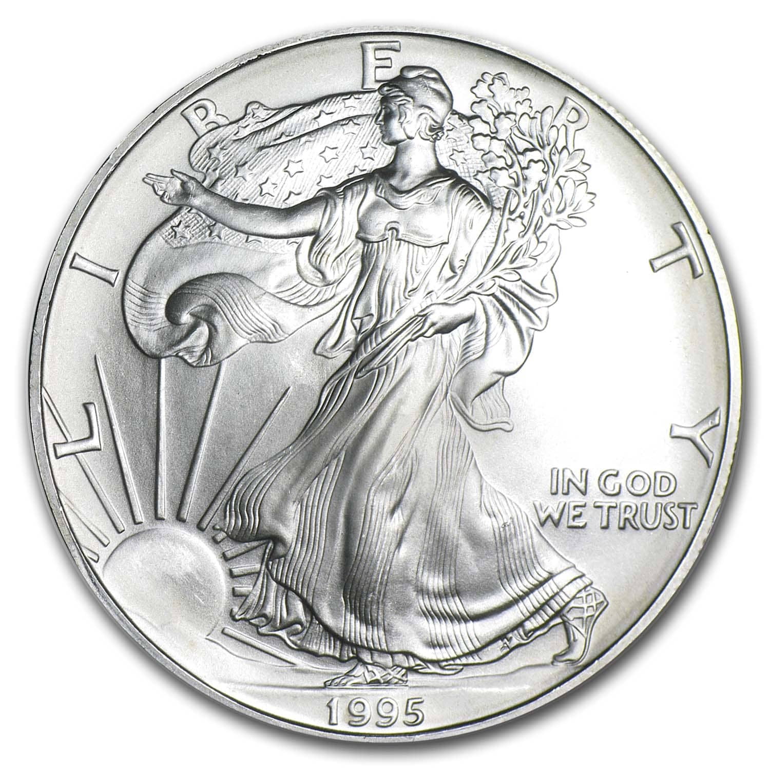 1995 American Eagle 1oz Silver Dollar Brilliant Uncirculated