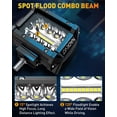 thumbnail image 4 of Combo de luces LED tipo cápsula NAOEVO de 4 pulgadas, Spot Flood, 4 unidades, 4 of 9