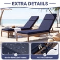 thumbnail image 5 of YEERSWAG 72x21x2.5 inch Chaise Lounge Recliner Outdoor Seating Cushions, 5 of 9