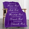 thumbnail image 1 of LHSHID Religious Gifts Healing Blanket Flannel Soft and Comfortable Anti static Bed Sofa Blanket 40x50in, 1 of 6