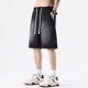 thumbnail image 3 of Pantalones cortos sencillos populares de verano para hombre, pantalones cortos clásicos hasta la rodilla para hombre, 3 of 5