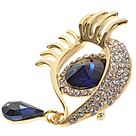 STOBOK 1Pcs Tear Eye Brooch Jewelry for Women in Alloy Simple Design for Bags