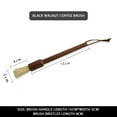 thumbnail image 2 of Coffee Grinder Cleaning Brush Dusting Espresso Brush Accessories for Home Barista Kitchen Tool Natural Wood Handle Brush, 2 of 10