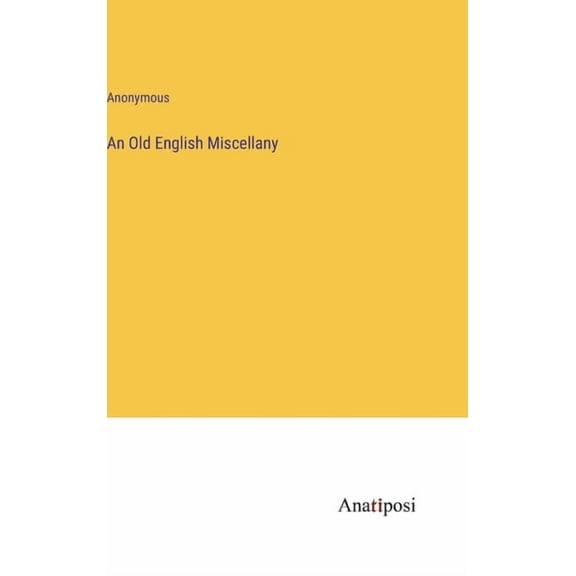 An Old English Miscellany