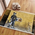 thumbnail image 5 of 3D Printed Rug, Office Decor Rug, Easy To Clean Rug, Housewarming Gift, Rug, Banksy Music Rug, Graffiti Rugs, Gift For The Home, 5.9'x9.2' - 180x280 cm, 5 of 8