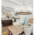 thumbnail image 3 of Minka Lavery Country Estates 16 3/4" Wide Wood and Nickel 4-Light Pendant, 3 of 3
