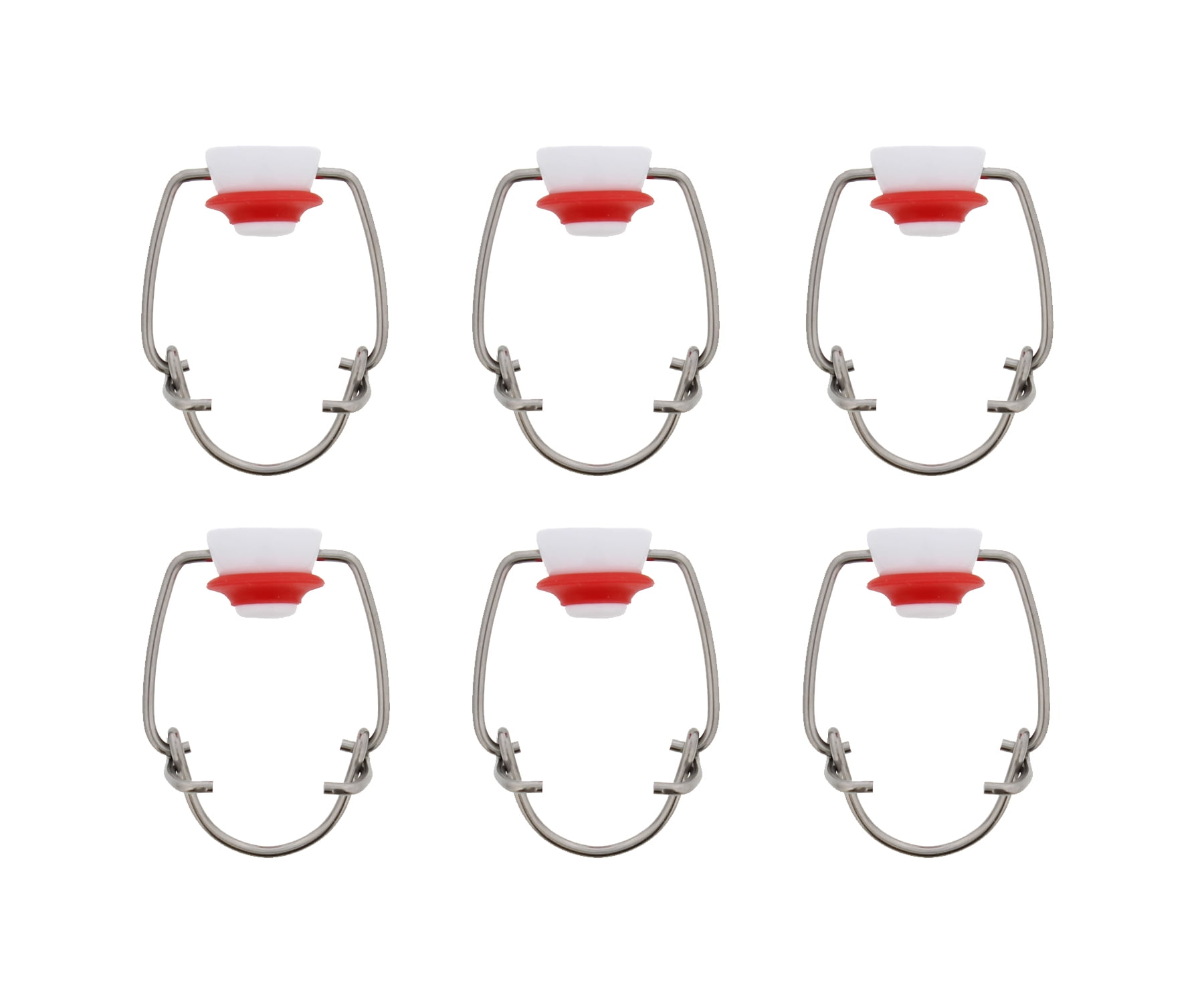 Replacement Swing Top Caps 6Pack for Beer, Soda Bottles