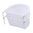thumbnail image 4 of 2X 2 uds plato de alimentación para pájaros Yuyangstore bandeja de comida para animales pequeños cacatúas agapornis 2 piezas, 4 of 8