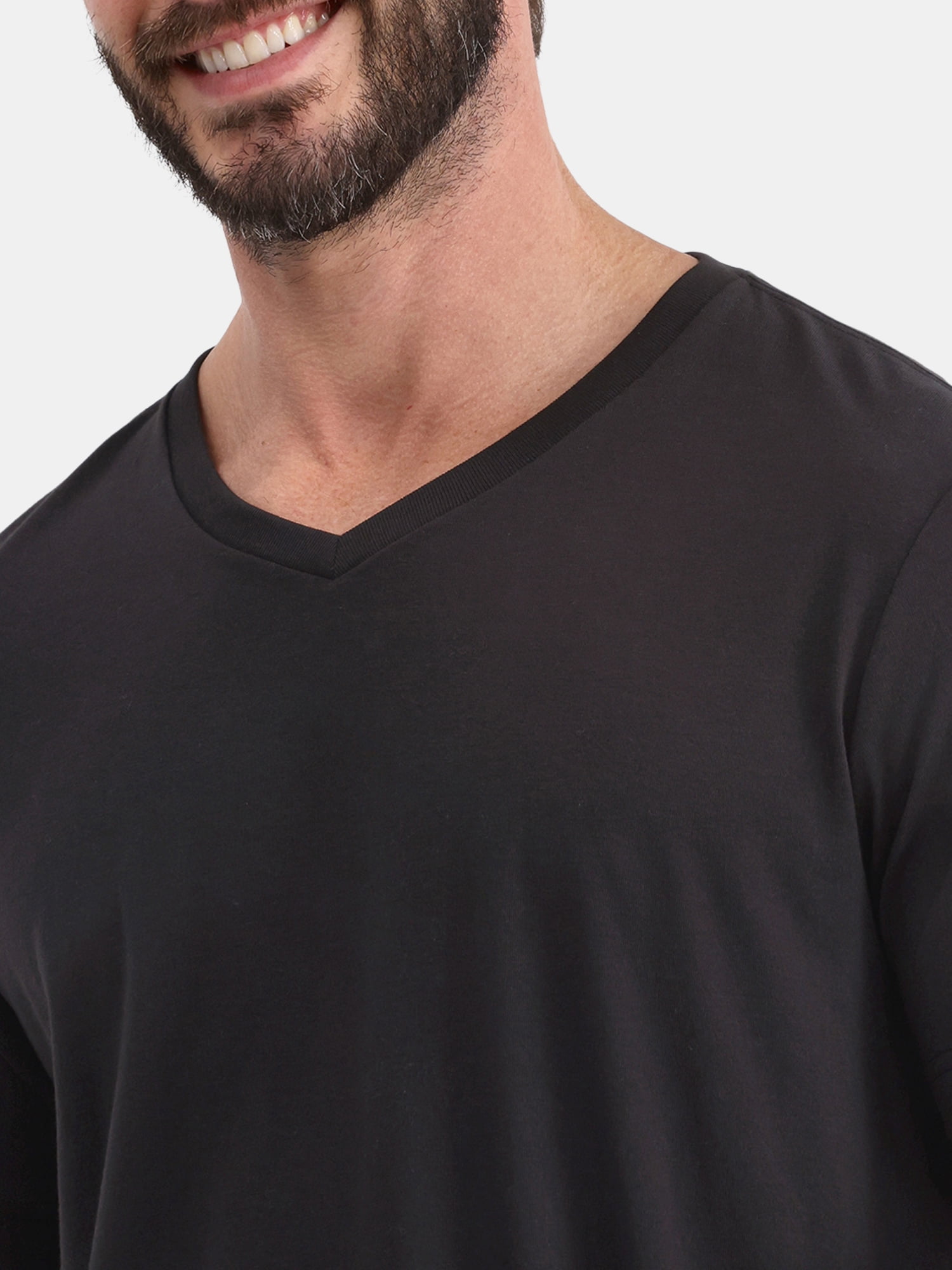 George Men's and Big Men's Lightweight V-Neck Tee with Short Sleeves, Sizes XS-3XL