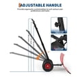 thumbnail image 3 of Huloretions Snow Shovel with 29-Inch Blade and Adjustable Handle,Heavy-Duty Steel Shoveling Tool for Ice Removal,Snow Pusher Shovel for Driveway,Sidewalk,Pavement, 3 of 6