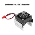 thumbnail image 4 of Heat Sink With, 1 10 Scale Electric Rc Car 540 Rc Motor Fan,Rc Cooling Fan for Fans,540 19t 550 3650 Motor Blue, 4 of 8