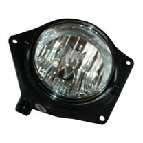 Left Fog Light - Compatible with 2006 - 2010 Hummer H3 Sport Utility 2007 2008 2009