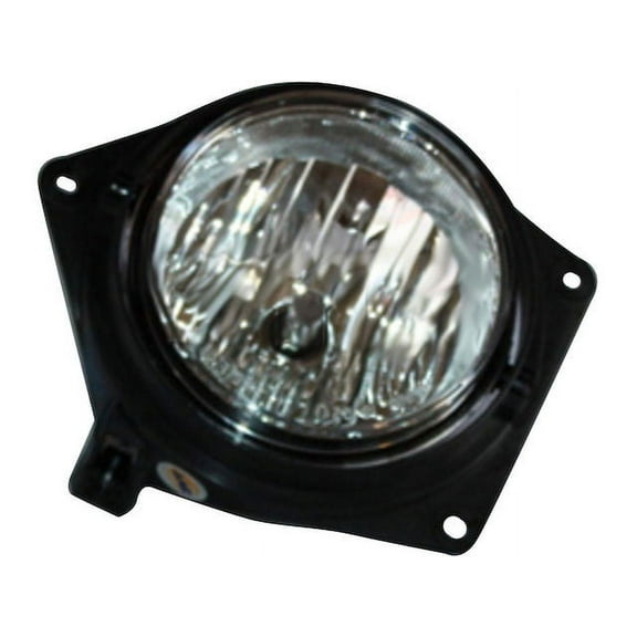 Left Fog Light - Compatible with 2006 - 2010 Hummer H3 Sport Utility 2007 2008 2009