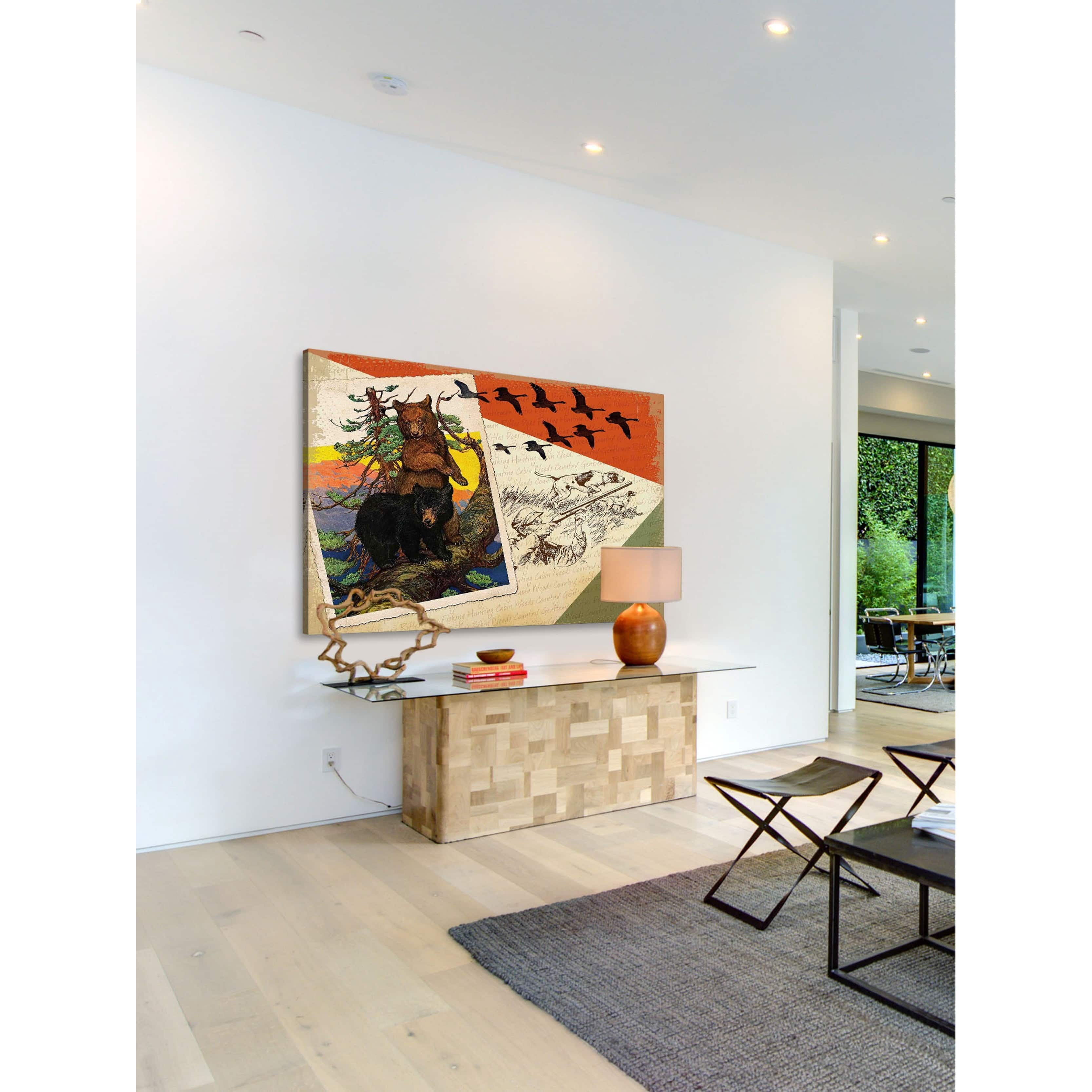 Marmont Hill Inc Marmont Hill - "Great Outdoors 1" by Saturday Evening Post Painting Print on Canvas - Multi-color