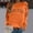 Orange, variant on SIYUDAN Women Sweatshirt for Women Long Sleeve Sweatshirt for Womens Pullover Sweatshirts Orange Pullover Adult Cute Crewneck Sweatshirt Fall Crewneck Women'S Fashion