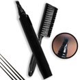 thumbnail image 1 of Kit de relleno de barba con forma de bolígrafo, lápiz impermeable para rellenar barba para hombres, con cepillo, herramienta de peluquería para grabar vello facial y estilizar cejas, 1 of 14