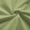 thumbnail image 5 of Cotton Linen 2 Piece Set, Vintage Minimalist Commuter Outfit Women's Linen Blend Outfit Solid Color Linen Cotton Set Beach Vacation Wear Sleeveless Cotton L, Green S, 5 of 6