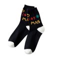 thumbnail image 2 of Warm Christmas Fashion Windproof Printing Mid Tube Socks Long Tube Cotton, 2 of 8