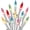 Pink - Multicolor, variant on 4th of July Decoration Patriotic Mini Lights - 100 Count 20 Feet Red White Blue Incandescent Bulb Waterproof String Lights Plug in for Indoor Outdoor Christmas Party Patio Independence Day Decoration