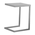 thumbnail image 2 of Mesa auxiliar Benzara Tom, 59 cm, en forma de C, acero plateado, 2 of 5