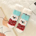 thumbnail image 3 of Christmas Day Fuzzy Socks for Women No Show Fall Fashion Must Haves Foot Warmer Ankle Cozy Winter Socks White, 3 of 4