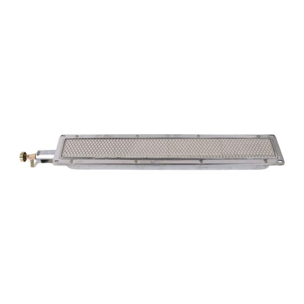 Quemador infrarrojo para barbacoa DIY para barbacoas Parrilla Estufas Calentador infrarrojo Quemador de gas 41x8cm