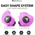 thumbnail image 3 of Decibullz Custom Molded Earplugs, One Count - 31dB NRR, Comfortable Protection for Shooting & Travel (Pink), 3 of 9