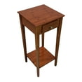 thumbnail image 2 of Solid Bamboo Plant Stand Telephone Table Mahogany, 2 of 4