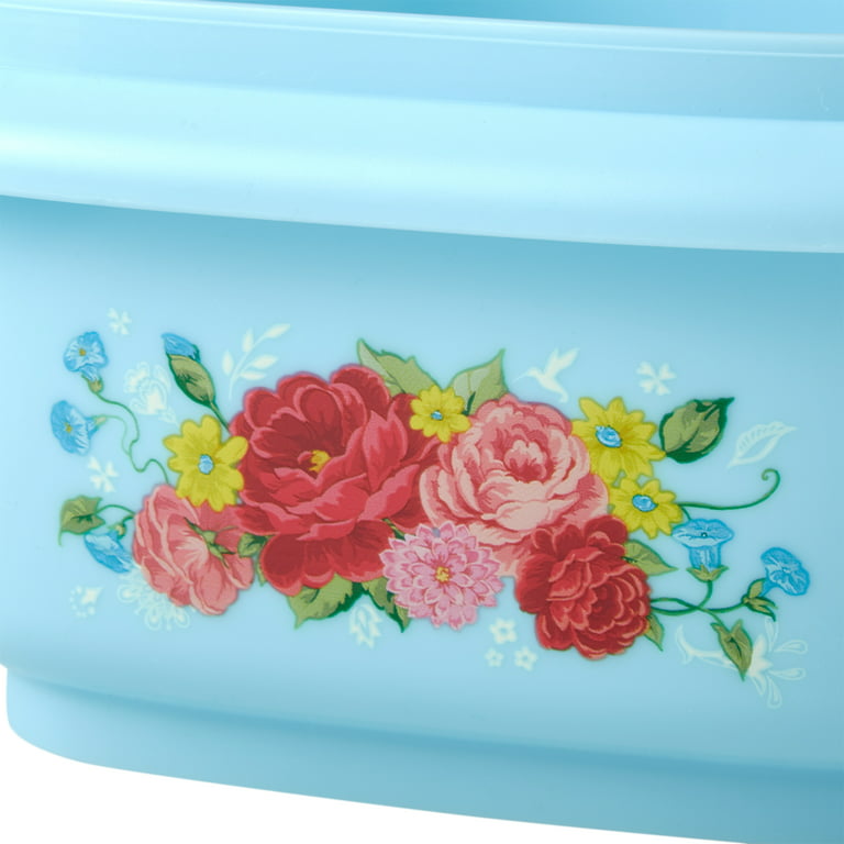 The Pioneer Woman 20 Piece Plastic Food Storage Container Variety Set, Sweet Rose