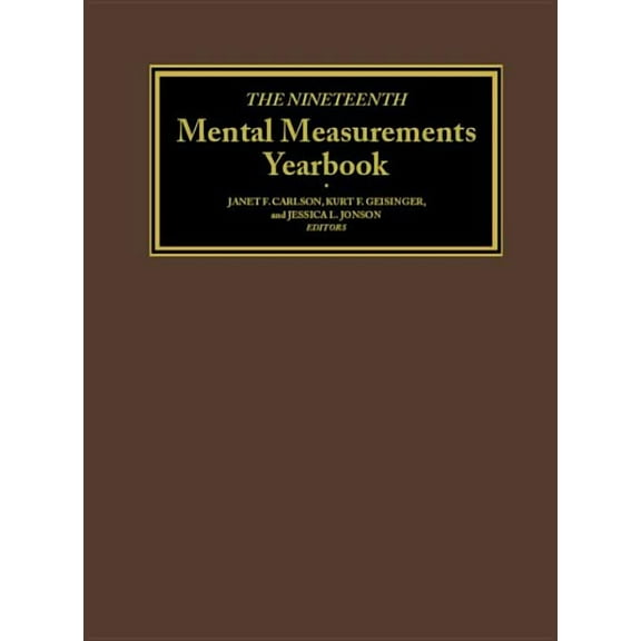 Buros Mental Measurements Yearbook The Nineteenth Mental Measurements Yearbook, (Hardcover)