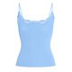 thumbnail image 5 of Camiseta sin mangas de encaje con cuello cuadrado y estampado sexy en color liso para mujer - Ropa informal para fiestas y discotecas - Tallas S-XL, 5 of 5