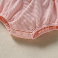 thumbnail image 4 of Toddler Girl Clothes,Toddler Girls Outfit SetsToddler Baby Boys and Girl Comfortable Solid Color Elastic Sling Romper Jumpsuit, 4 of 9