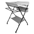 thumbnail image 4 of Cambiador de pañales portátil plegable Nikou con ruedas altura ajustable organizador móvil color gris, 4 of 15