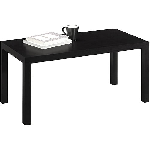 Parsons Coffee Table, Black - Walmart.com