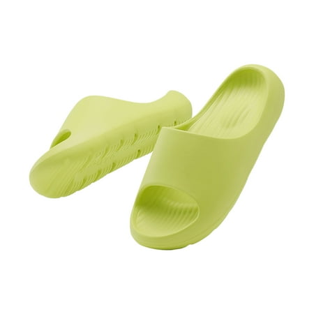 

Summer Couple Women Men Slippers Fashion Casual Thick Bottomed Bathroom Bath Shoes