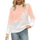 thumbnail image 1 of Gibobby Suéter de invierno para mujer, Suéter de manga larga con textura degradada, cuello redondo, hombros caídos, casual, suéter para mujer(B,XG), 1 of 5