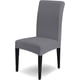 thumbnail image 1 of Fundas para sillas grises, juego de 4, ajuste universal para la mayoría de las sillas de comedor, fáciles de limpiar y duraderas, antideslizantes e impermeables, perfectas para bodas, hoteles y, 1 of 8
