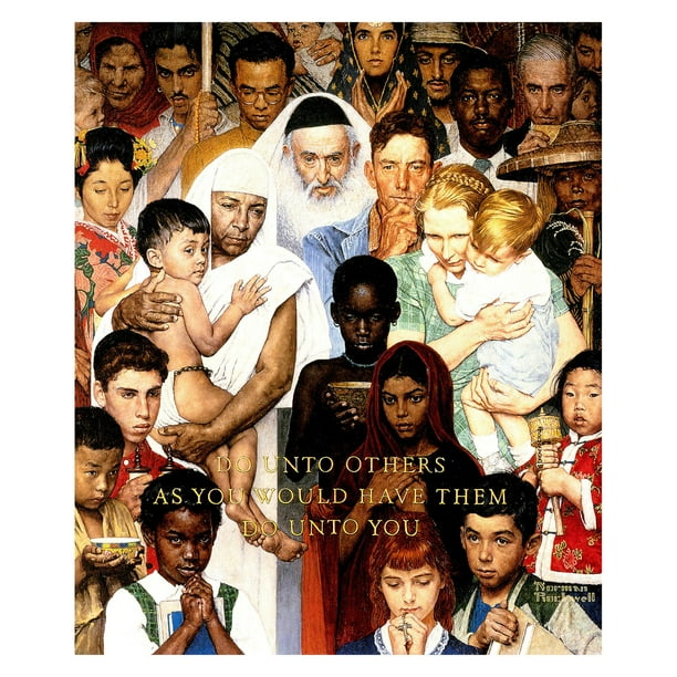 Marmont Hill Golden Rule Wall Art