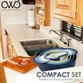 thumbnail image 4 of Cook with Color 8 Piece Nesting Bowls with Measuring Cups Colander and Sifter Set - 2 Mixing Bowls, 1 Colander, 1 Sifter and 4 Measuring Cups, 4 of 8