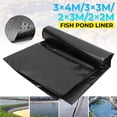 thumbnail image 2 of Durable Fish Pond Liner Gardens & Patio Pools PVC Membrane Reinforced Landscaping Thickness:20 mil (0.5mm), Black, Available in variety sizes, 2 of 8