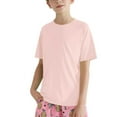 thumbnail image 2 of Boy's Girls 50+ Rash Guard Swim Shirts Kids Teens Short Sleeve T Shirt Fishing Surfing Water Beach Tops Running Workout Gym Active Tee Shirt, 2 of 9