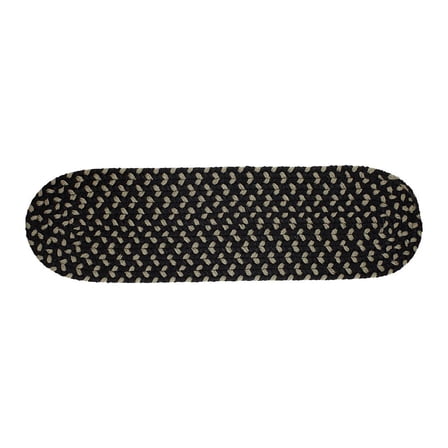 Rhody Rug Manhattan Black Satin S/T's Set-of-13