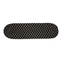 Rhody Rug Manhattan Black Satin S/T's Set-of-13