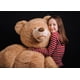 thumbnail image 3 of Peluche gigante de peluche Teddy Bear HollyHome, 150 cm, color marrón, 3 of 9